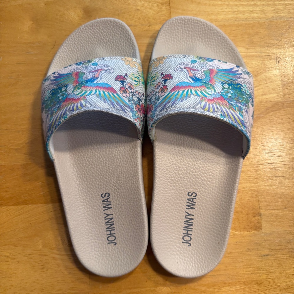Johnny Was Women's Multicolor Slide Sandals